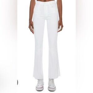 MOTHER Off-White Denim Jeans